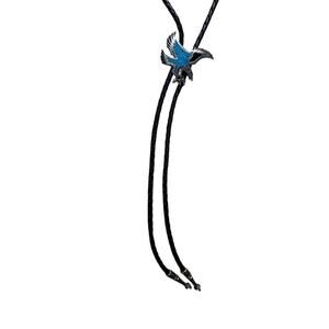 Vintage Turquoise Eagle Bolo Tie | Western Rodeo Festival Cowboy Style